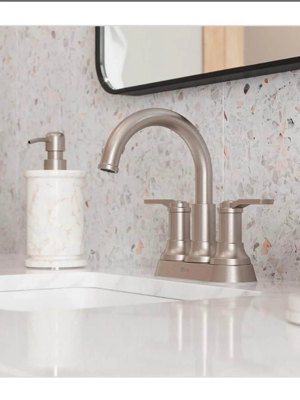 Pfister Briscoe Brushed Nickel Two-Handle Bathroom Faucet